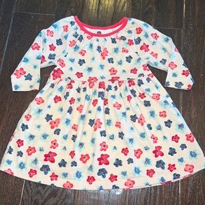 Tea Collection 3/4 Sleeve Floral Swing Dress 3